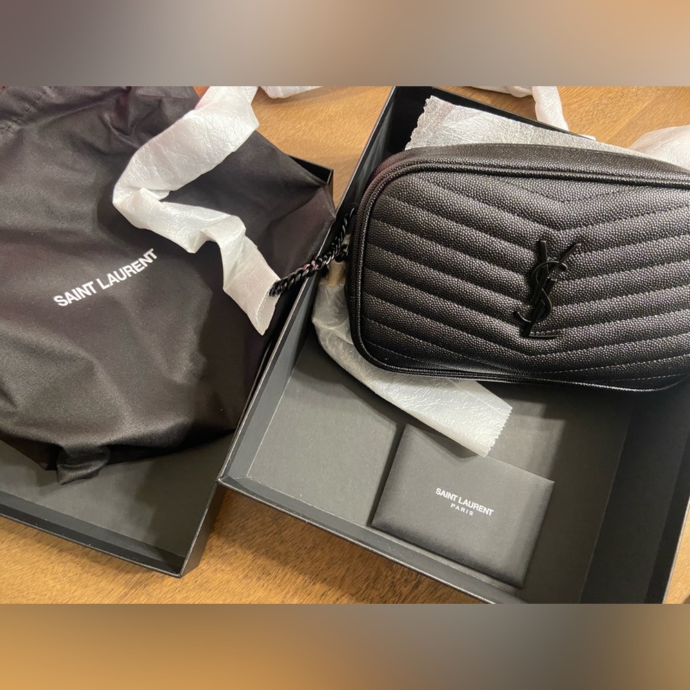 BNIB Saint Laurent mini Lou camera purse